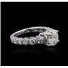 Image 2 : 18KT White Gold 3.14ctw Diamond Ring