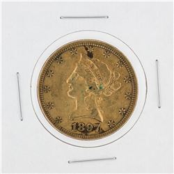 1897 $10 VF Liberty Head Eagle Gold Coin