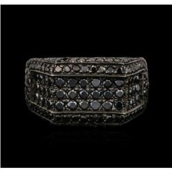 14KT Black Gold 2.40ctw Black Diamond Ring