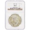 Image 1 : 1922 NGC MS63 Peace Silver Dollar
