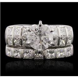 18KT White Gold 5.20ctw Diamond Ring