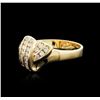 Image 2 : 14KT Yellow Gold 0.35ctw Diamond Ring
