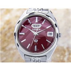 Citizen Crystal 7 Day Date Stainless Steel Automatic Watch