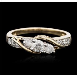 10KT Yellow Gold 0.50ctw Diamond Ring