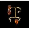 Image 1 : 14KT Yellow Gold 2.06ctw Sapphire and Diamond Ring