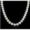 Image 1 : 14KT White Gold Pearl Necklace