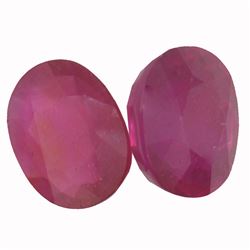 14.38ctw Oval Mixed Ruby Parcel