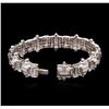 Image 3 : 14KT White Gold 3.77ctw Diamond Bracelet