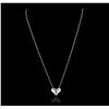 Image 2 : Platinum 0.15ctw Diamond Pendant