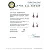 Image 3 : 4.04ctw Fancy Multicolor Diamond Earrings - 18KT White Gold