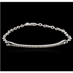 14KT White Gold 0.26ctw Diamond Bracelet