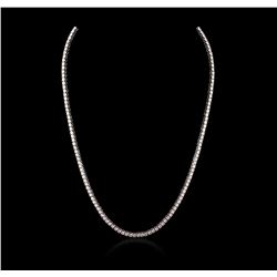 18KT White Gold 6.30ctw Diamond Necklace