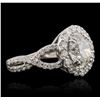 Image 2 : 18KT White Gold 2.58ctw Diamond Ring