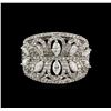 Image 1 : 1.79ctw Diamond Ring - 14KT White Gold
