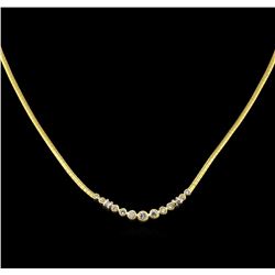 1.21ctw Diamond Necklace - 14KT Yellow Gold