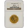 Image 1 : 1907 NGC MS63 $10 Liberty Head Eagle Gold Coin