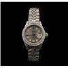 Image 1 : Rolex Stainless Steel Diamond DateJust Ladies Watch