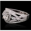 Image 2 : 18KT White Gold 2.05ctw Diamond Ring
