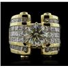 Image 1 : 18KT Yellow Gold 8.81ctw Diamond Ring