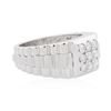 Image 2 : 14KT White Gold 0.51ctw Diamond Ring