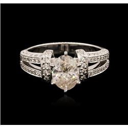 14KT White Gold 1.64ctw Diamond Ring