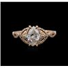 Image 1 : 14KT Rose Gold 1.26ctw Diamond Ring