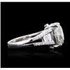Image 3 : 18KT White Gold 6.07ctw Diamond Ring
