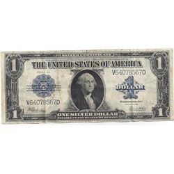 1923 $1 Large Silver Certificate Speelman / White Note