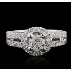 14KT White Gold 1.20ctw Diamond Ring