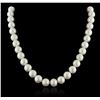 Image 1 : 14KT White Gold Pearl Necklace