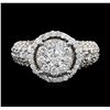 Image 1 : 14KT White Gold 2.62ctw Diamond Ring
