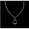 Image 1 : 14KT White Gold 1.88ctw Diamond Necklace