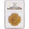Image 1 : 1904 NGC MS64 $20 Liberty Head Double Eagle Gold Coin