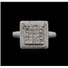 Image 1 : 1.62ctw Diamond Ring - 14KT White Gold