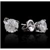 Image 2 : 14KT White Gold 2.31ctw Diamond Earrings