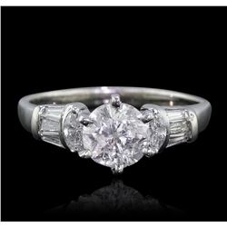14KT White Gold 1.53ctw Diamond Ring