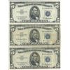 Image 1 : 1953 $5 Silver Certificate Currency Lot of 3