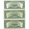 Image 2 : 1953 $5 Silver Certificate Currency Lot of 3