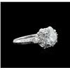 Image 2 : 2.57ctw Diamond Ring - 18KT White Gold