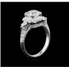 Image 3 : 2.57ctw Diamond Ring - 18KT White Gold