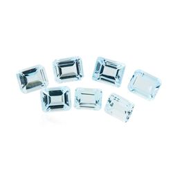 35.78ctw. Emerald Cut Blue Topaz Parcel