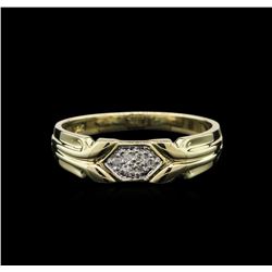 0.03ctw Diamond Ring - 14KT Yellow Gold