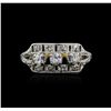 Image 1 : 14KT Yellow Gold 0.50ctw Diamond Ring