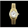 Image 1 : Geneve 18KT Yellow Gold Ladies Watch