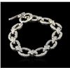 Image 1 : 18KT White Gold 2.64ctw Diamond Bracelet
