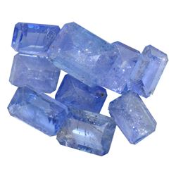 12.2ctw Rectangular Step Tanzanite Parcel