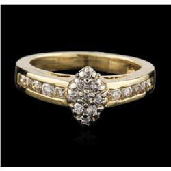 14KT Yellow Gold 0.95ctw Diamond Ring