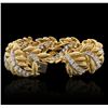 Image 3 : 18KT Yellow and White Gold 8.91ctw Diamond Bracelet