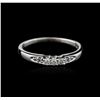 Image 1 : 14KT White Gold 0.20ctw Diamond Ring