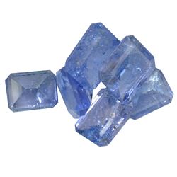 12.43ctw Rectangular Step Tanzanite Parcel